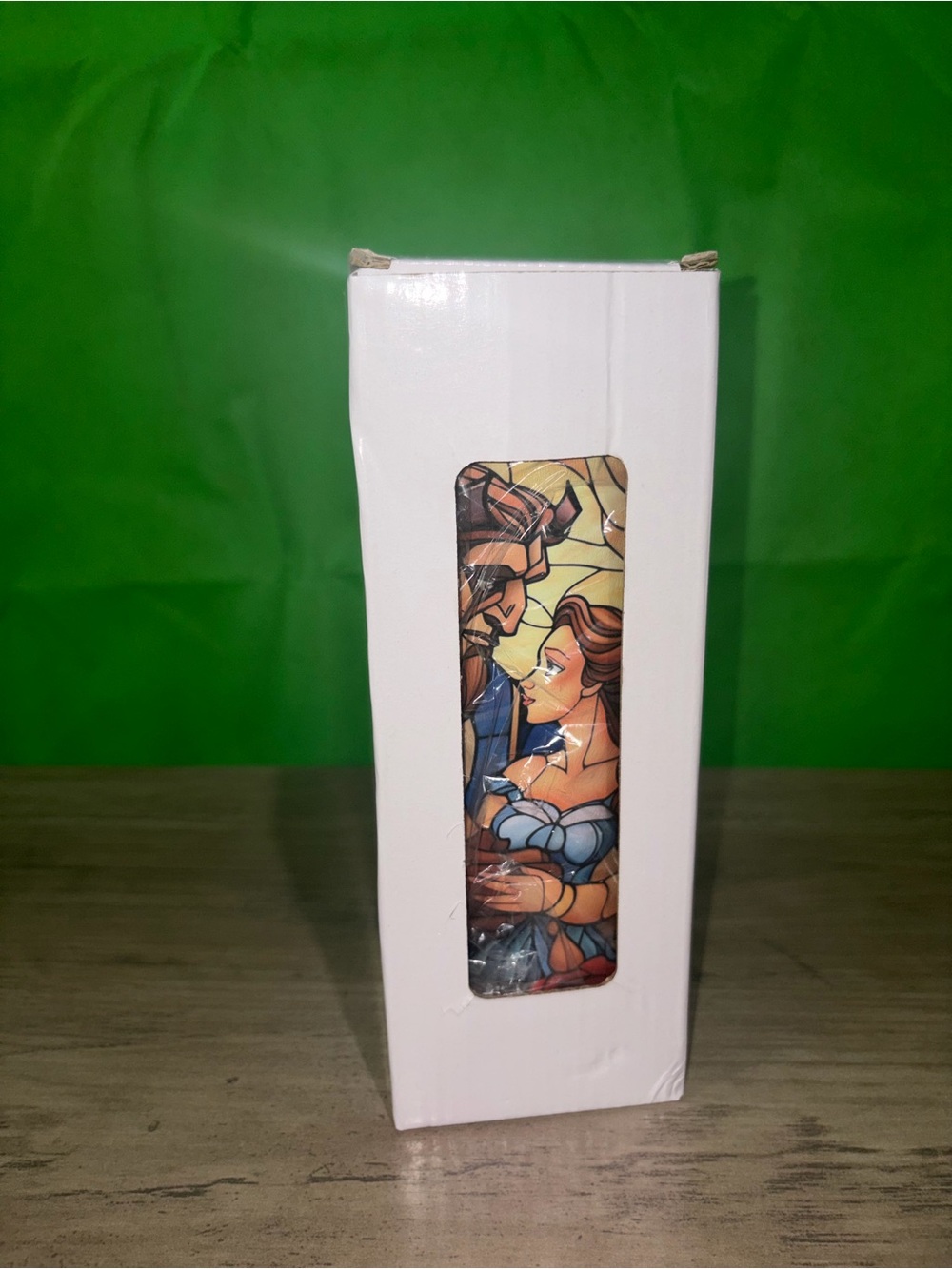🆕💜 Beauty & The Beast Belle Stained Glass Custom Tumbler NIB